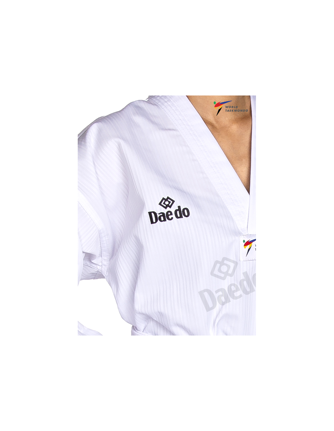 WT Dobok - White Neck*++*WT Dobok - White Neck